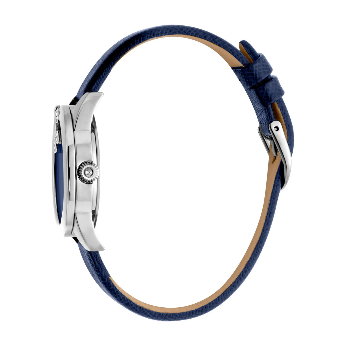 Just Cavalli Logomania SET Leather Blue Silver Zebra Zircons -korean beauty