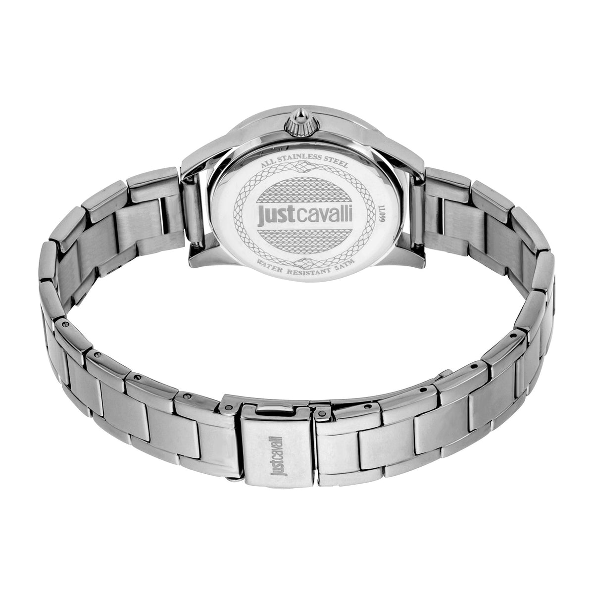 Just Cavalli Logomania SET Steel Blue Zebra Zircons -korean beauty