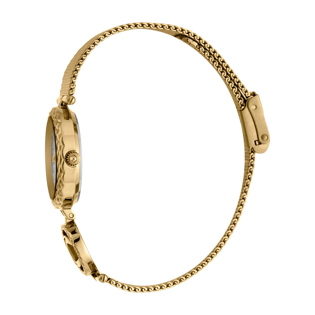 Just Cavalli SET With Bracelet Steel Yellow Gold Glitter -korean beauty