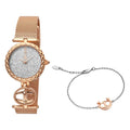 Just Cavalli SET With Bracelet Steel Rose Gold Glitter -korean beauty