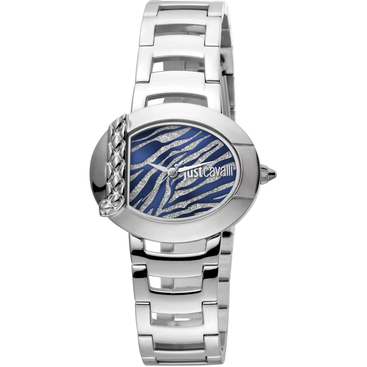 Just Cavalli Steel Blue Zebra Glitter -korean beauty