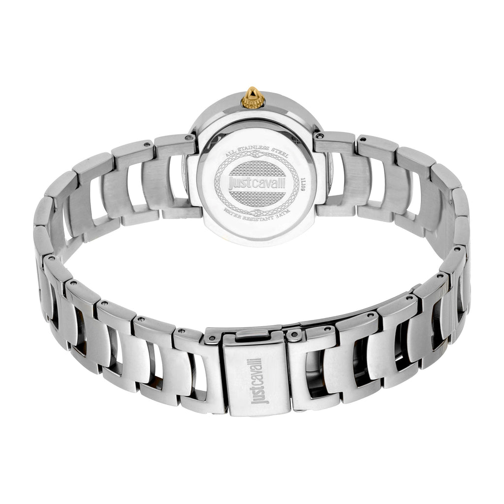Just Cavalli Steel Yellow Gold TwoTone Zebra Glitter -korean beauty
