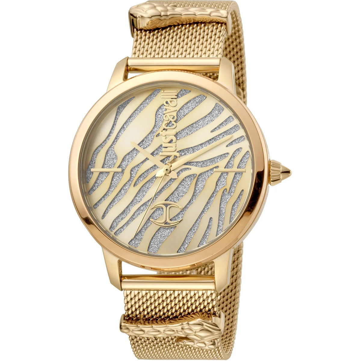 Just Cavalli Just per me Steel Yellow Gold Zebra Glitter -korean beauty