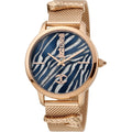 Just Cavalli Just per me Steel Rose Gold Blue Zebra Glitter -korean beauty