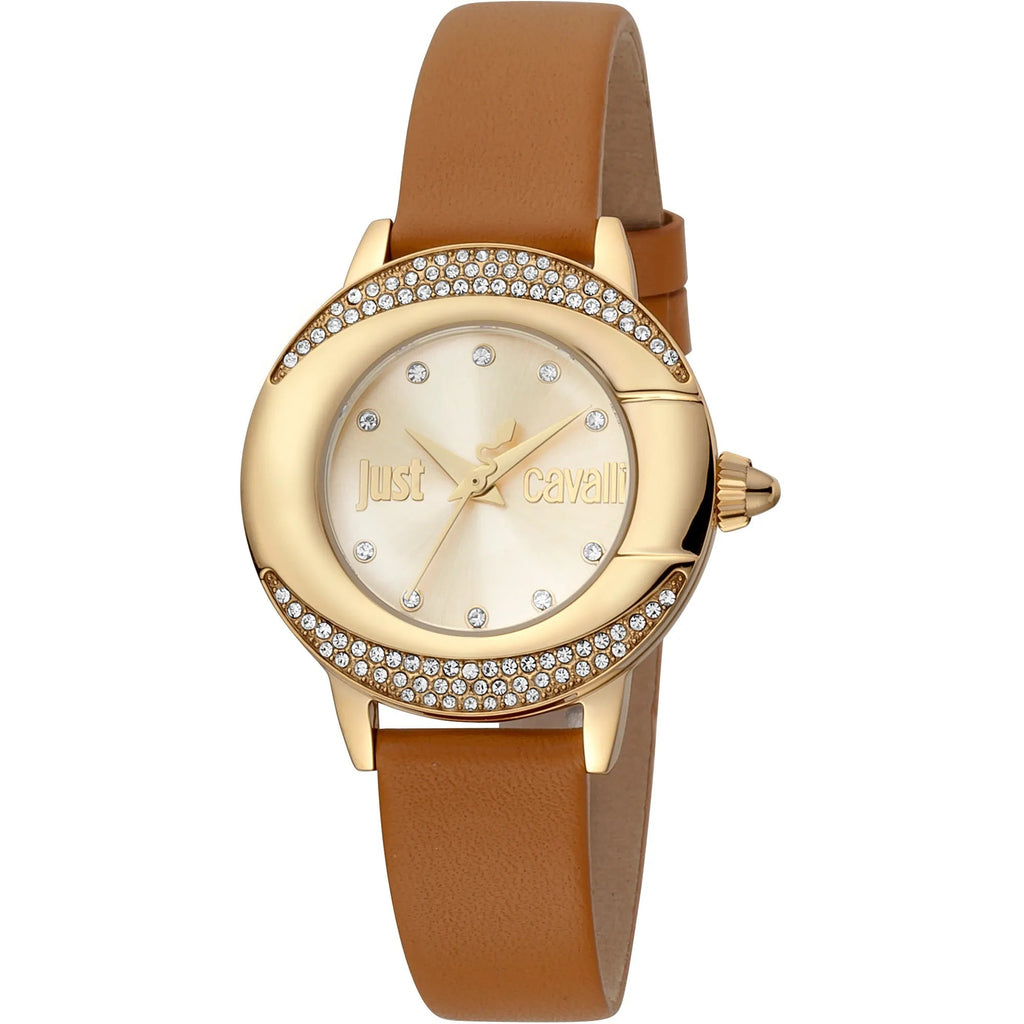 Just Cavalli Brown Leather -korean beauty