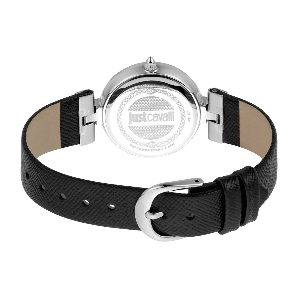 Just Cavalli Nobile Glam Leather Black -korean beauty