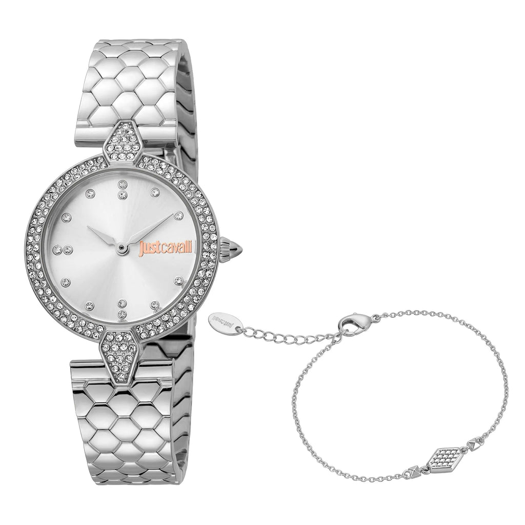 Just Cavalli Nobile Glam Silver Steel -korean beauty