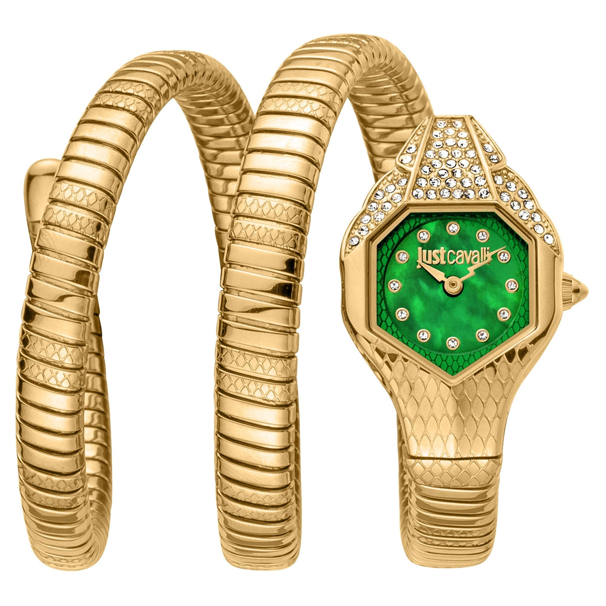Just Cavalli Glam Evo 7 Doppio Yellow Gold Green -korean beauty