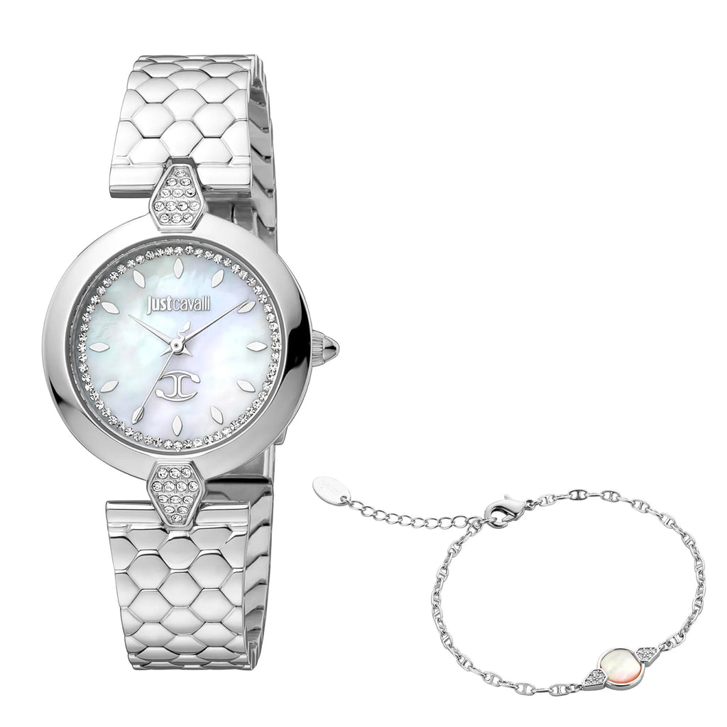 Just Cavalli Donna moderna Silver MOP -korean beauty