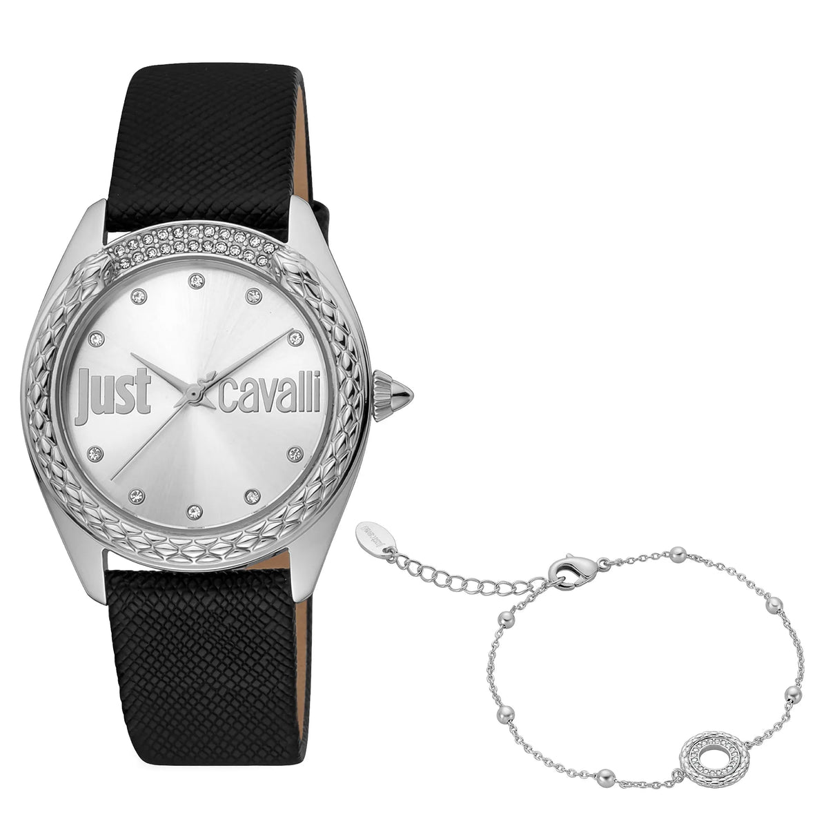 Just Cavalli Brillante Silver Leather -korean beauty