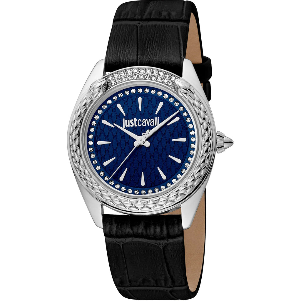 Just Cavalli Prestigio Leather Blue -korean beauty