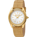 Just Cavalli Prestigio Leather Beige Gold -korean beauty