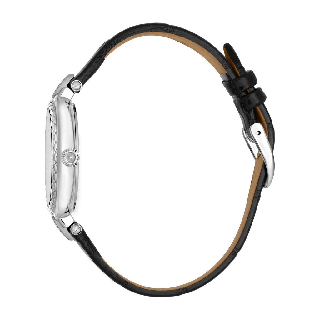 Just Cavalli Snake Creazione Silver Leather -korean beauty
