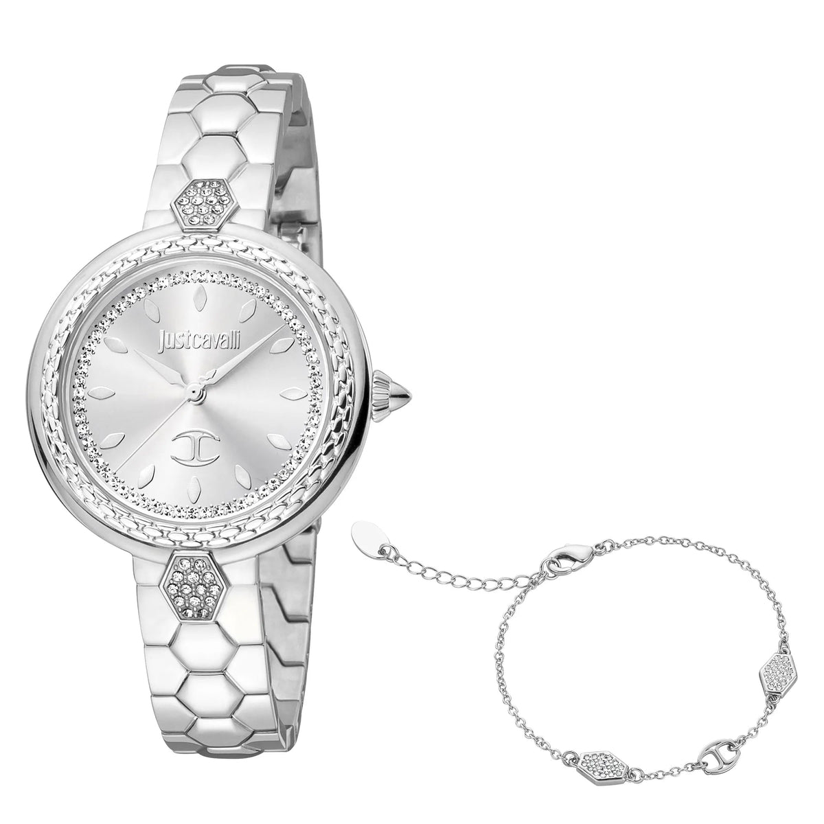 Just Cavalli Snake Creazione Silver -korean beauty