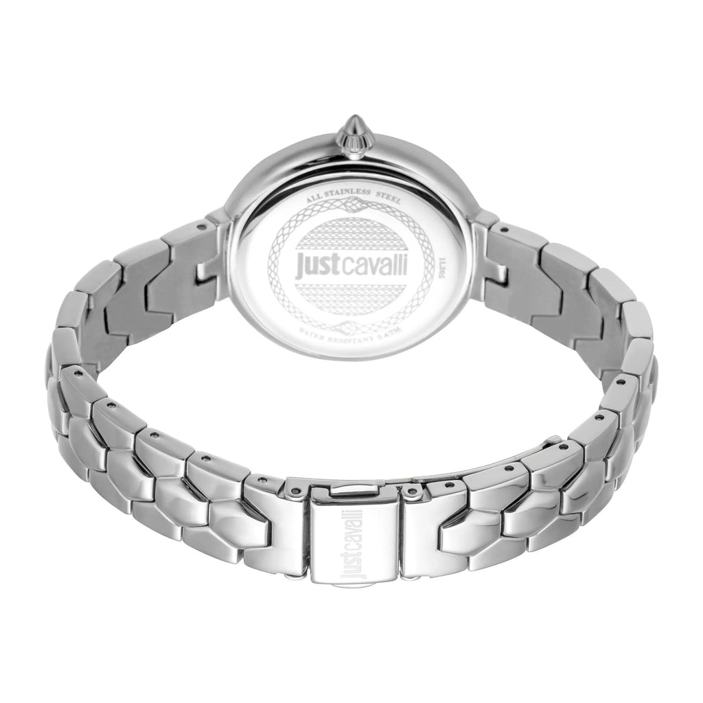 Just Cavalli Snake Creazione Silver Steel -korean beauty