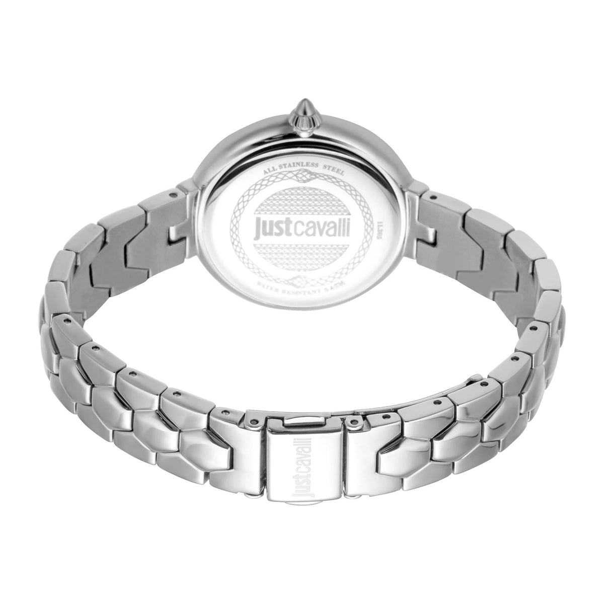 Just Cavalli Snake Creazione Silver Steel -korean beauty