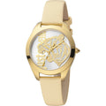Just Cavalli Pantera Leather Beige Gold -korean beauty