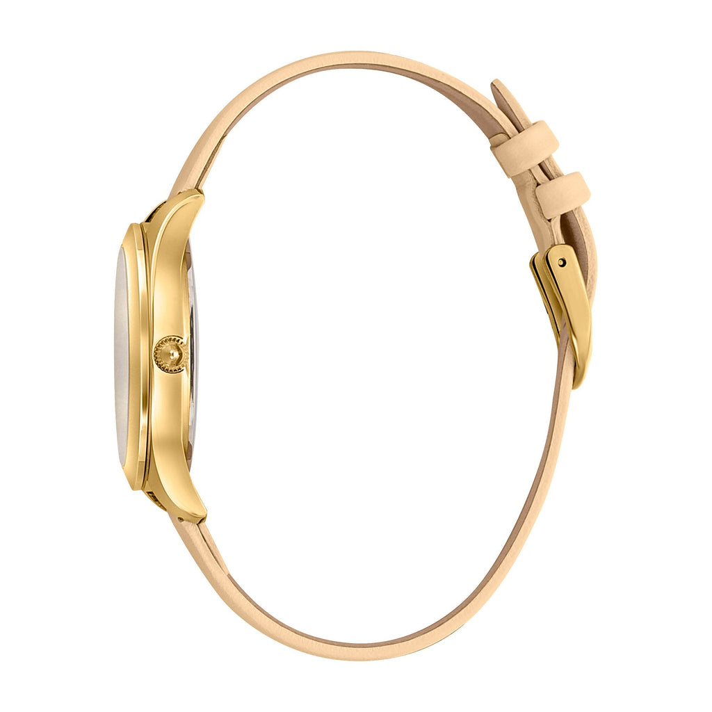 Just Cavalli Pantera Leather Beige Gold -korean beauty