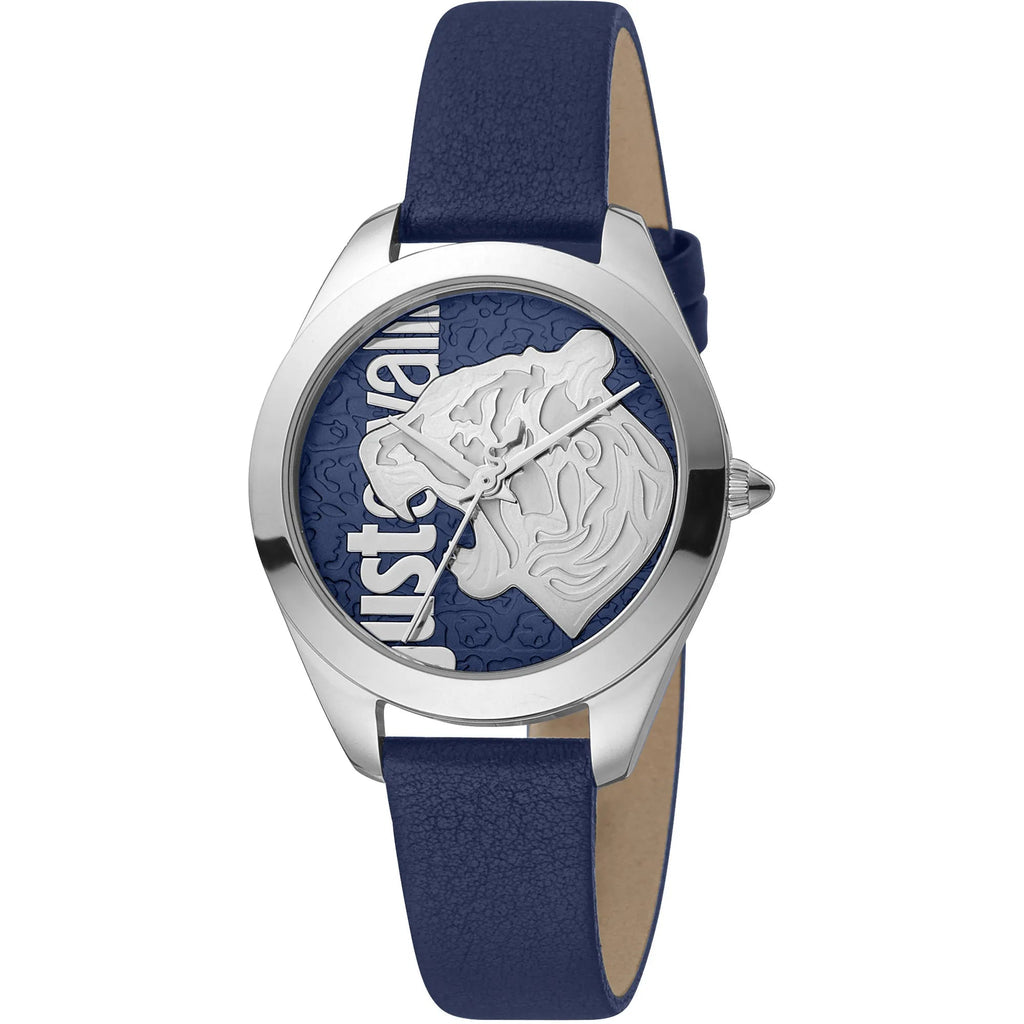 Just Cavalli Pantera Blue Leather -korean beauty