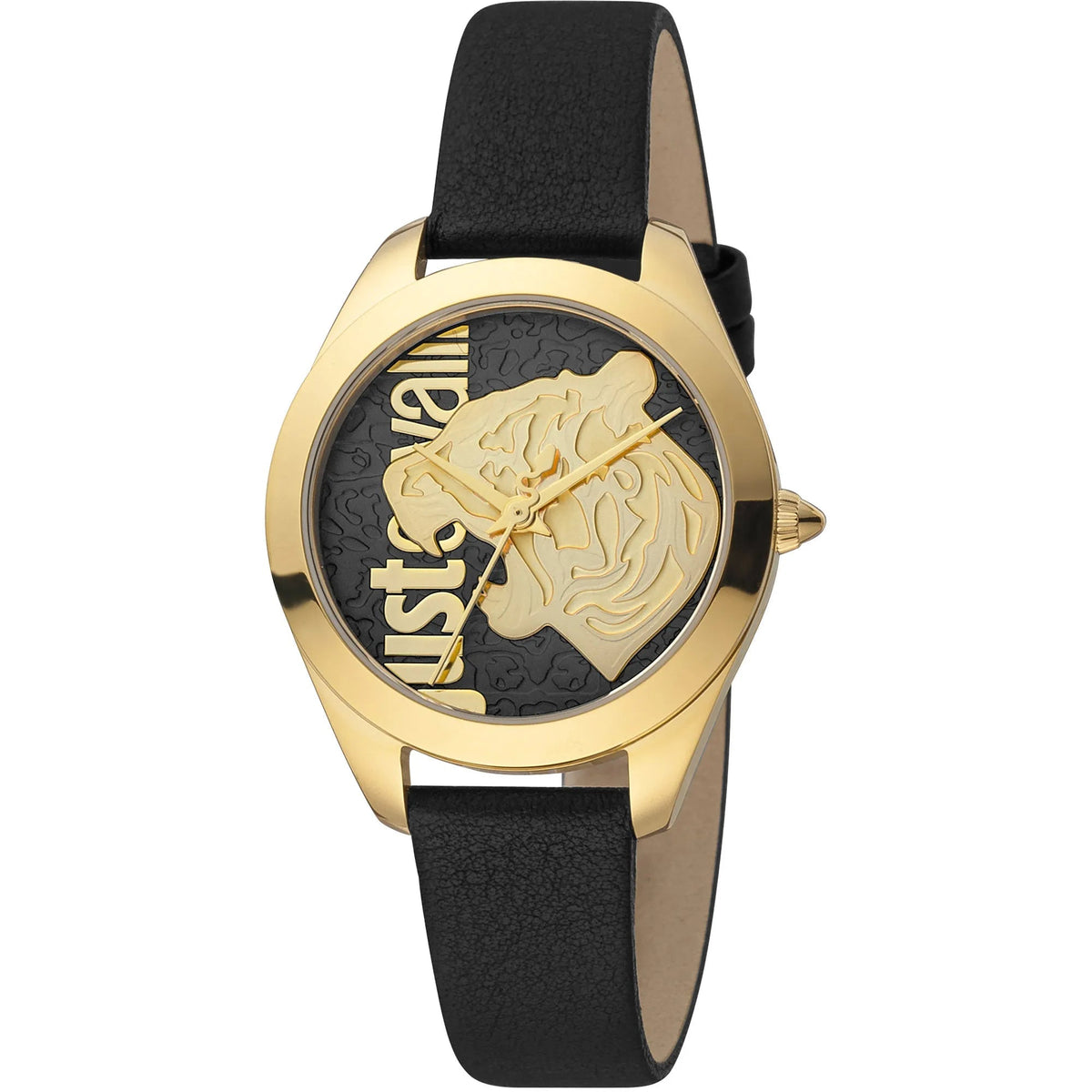 Just Cavalli Pantera Yellow Gold Leather -korean beauty