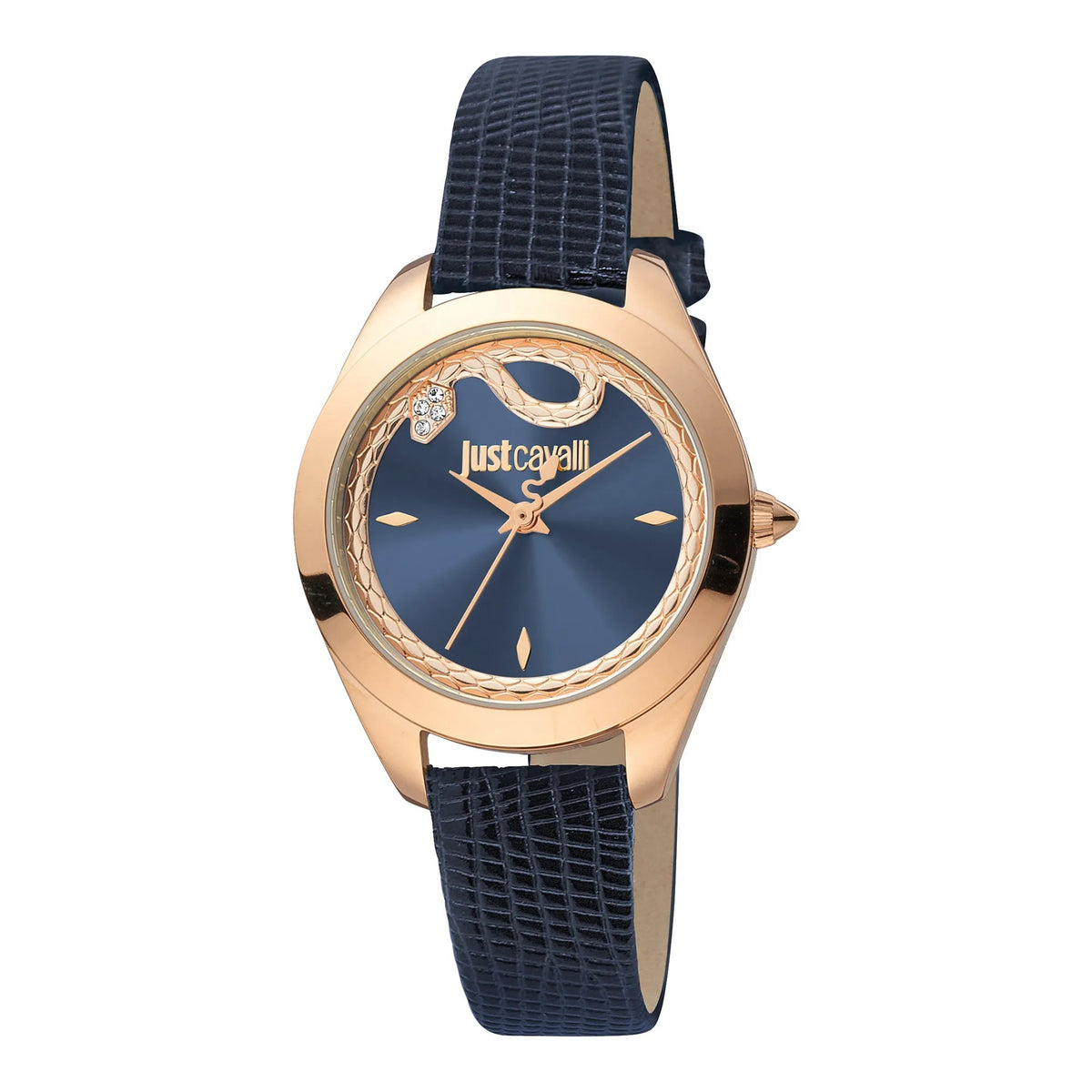 Just Cavalli Donna finezza Leather RG Blue -korean beauty
