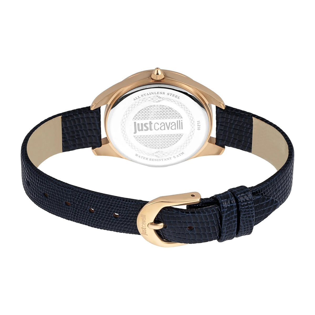 Just Cavalli Donna finezza Leather RG Blue -korean beauty