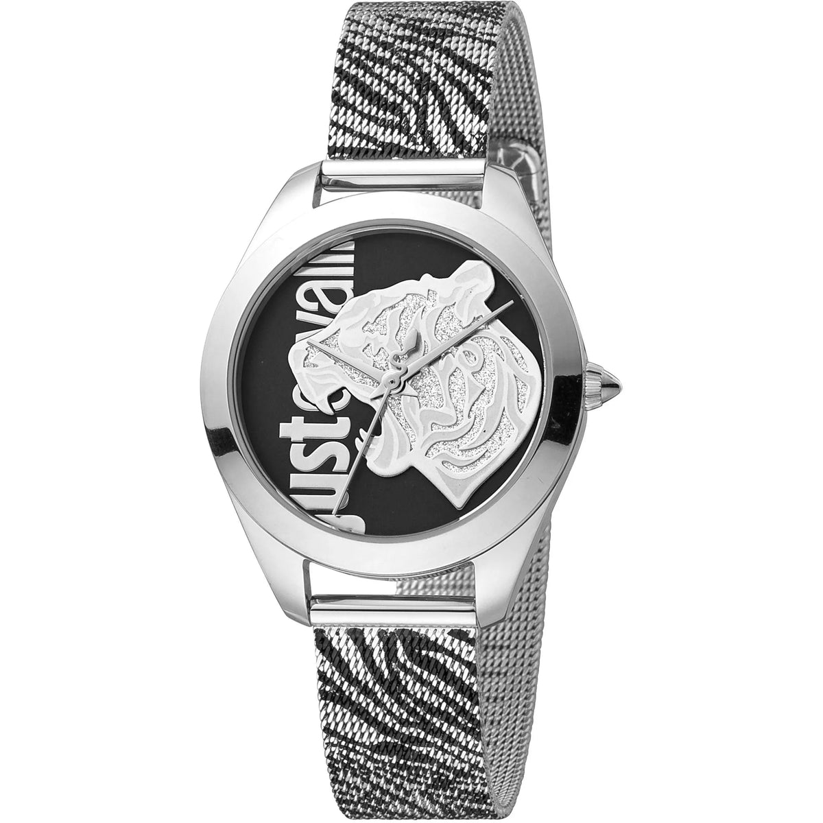Just Cavalli Pantera Silver Black -korean beauty