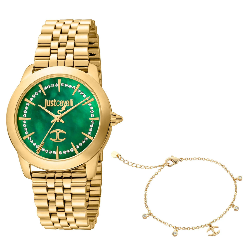 Just Cavalli Glam Creazione Yellow Gold Green -korean beauty