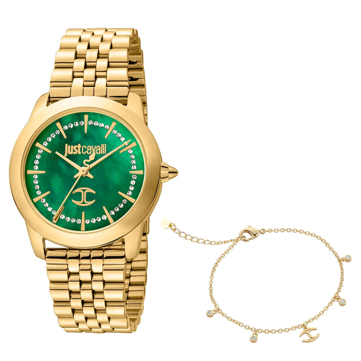 Just Cavalli Glam Creazione Yellow Gold Green -korean beauty