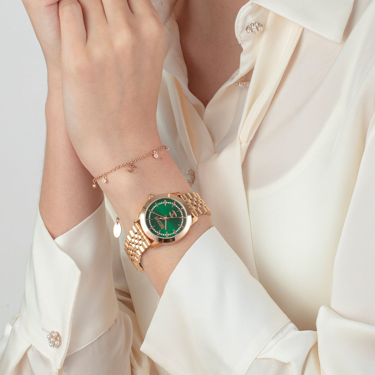 Just Cavalli Glam Creazione Rose Gold Green -korean beauty