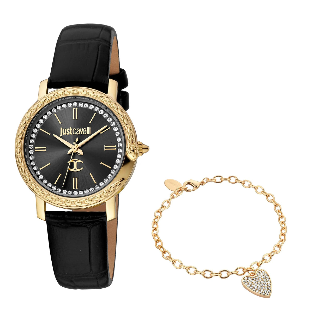 Just Cavalli Donna sempre Yellow Gold Leather -korean beauty