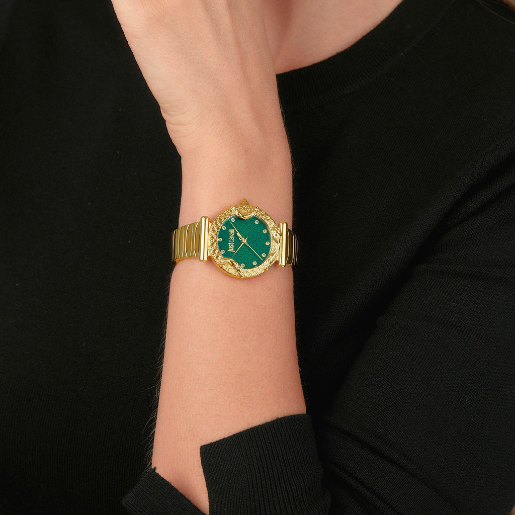 Just Cavalli Atrani Yellow Gold Green -korean beauty