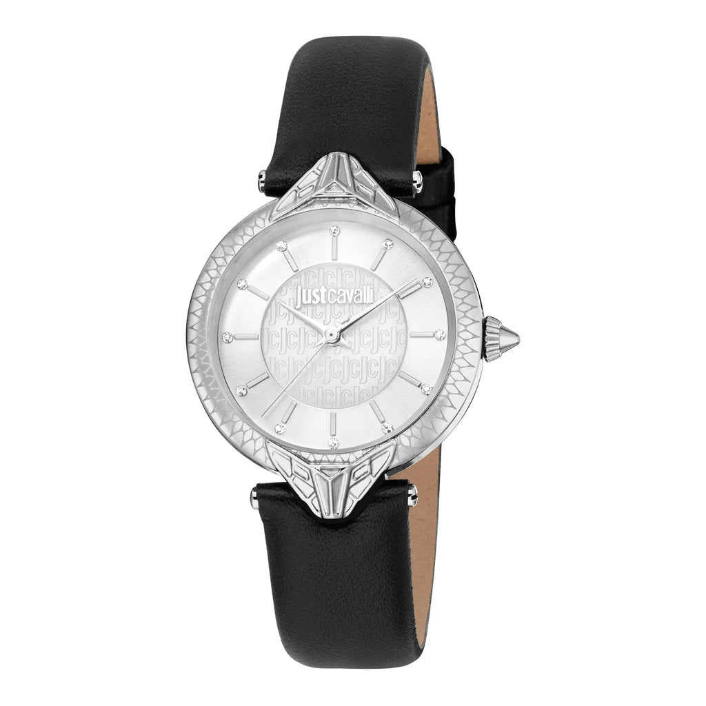 Just Cavalli Creazione Leather Black -korean beauty