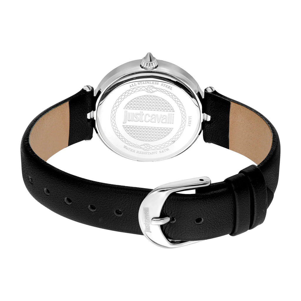 Just Cavalli Creazione Leather Black -korean beauty