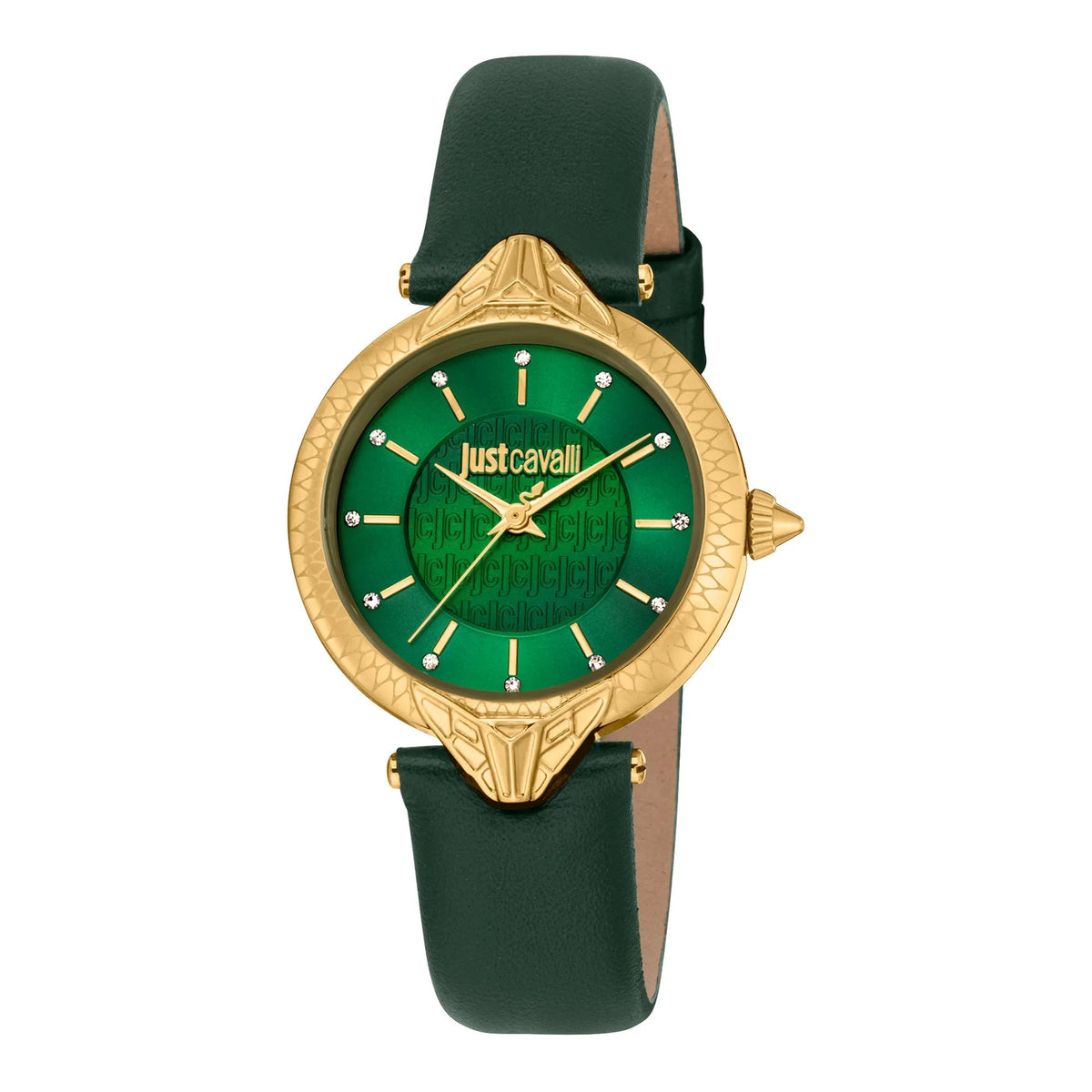 Just Cavalli Creazione Leather Green Gold -korean beauty
