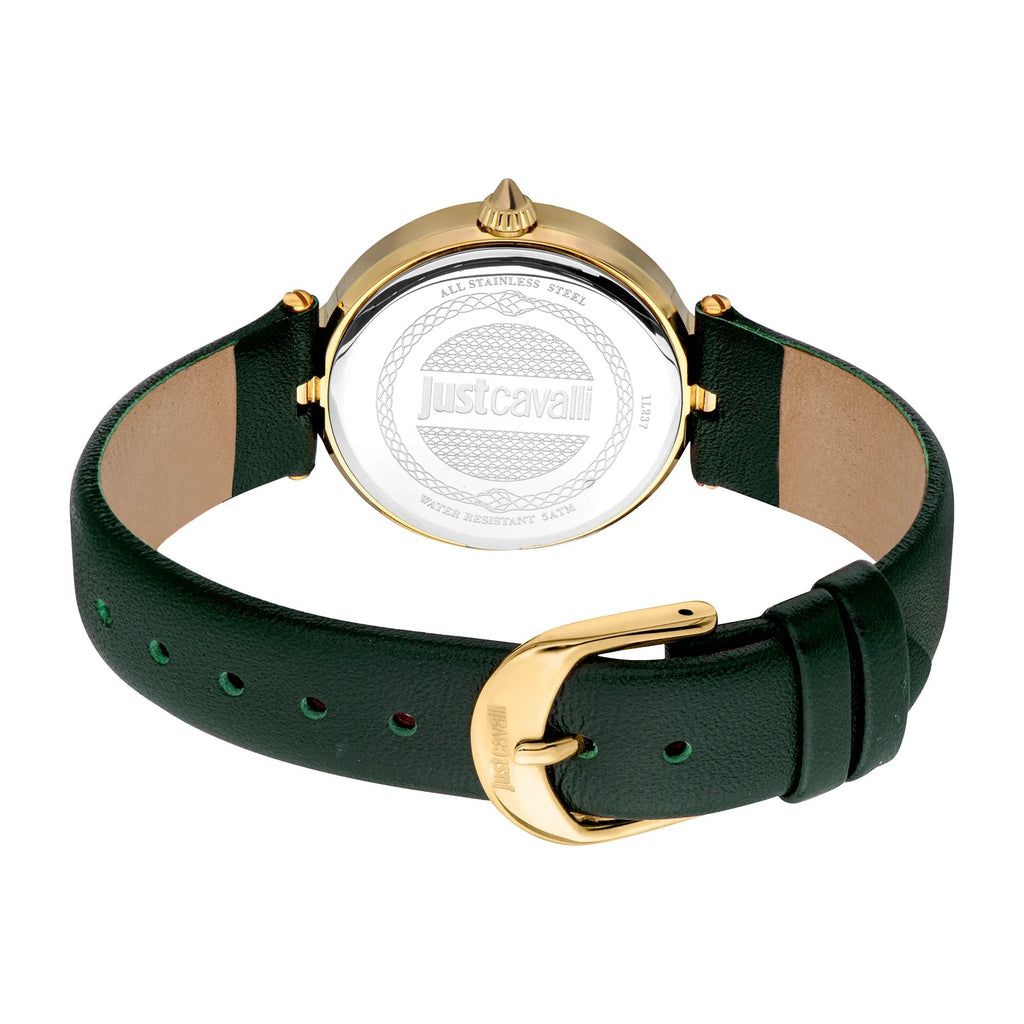 Just Cavalli Creazione Leather Green Gold -korean beauty