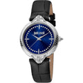 Just Cavalli Luce Leather Black Blue -korean beauty