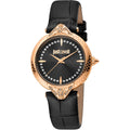Just Cavalli Luce Leather Black RG -korean beauty