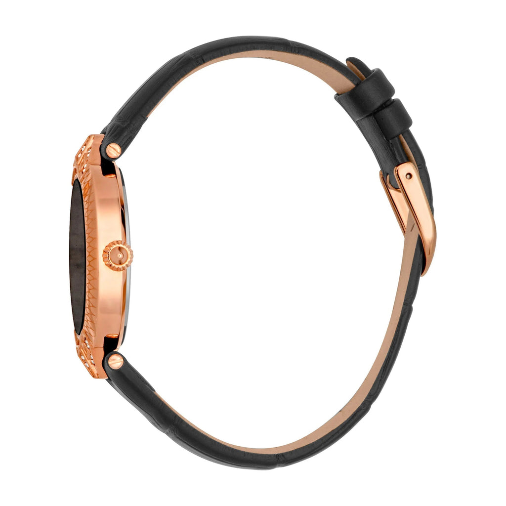 Just Cavalli Luce Leather Black RG -korean beauty