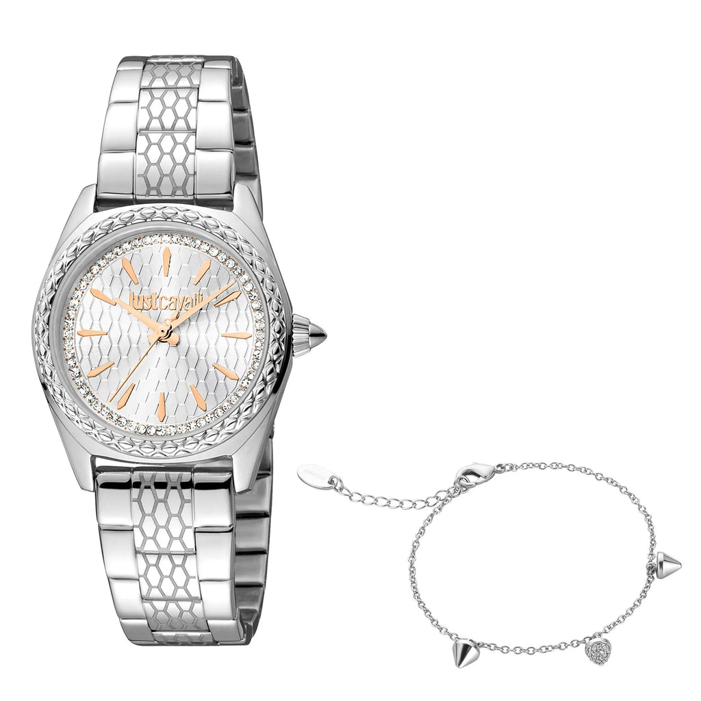 Just Cavalli Fashion Glam Silver Steel -korean beauty