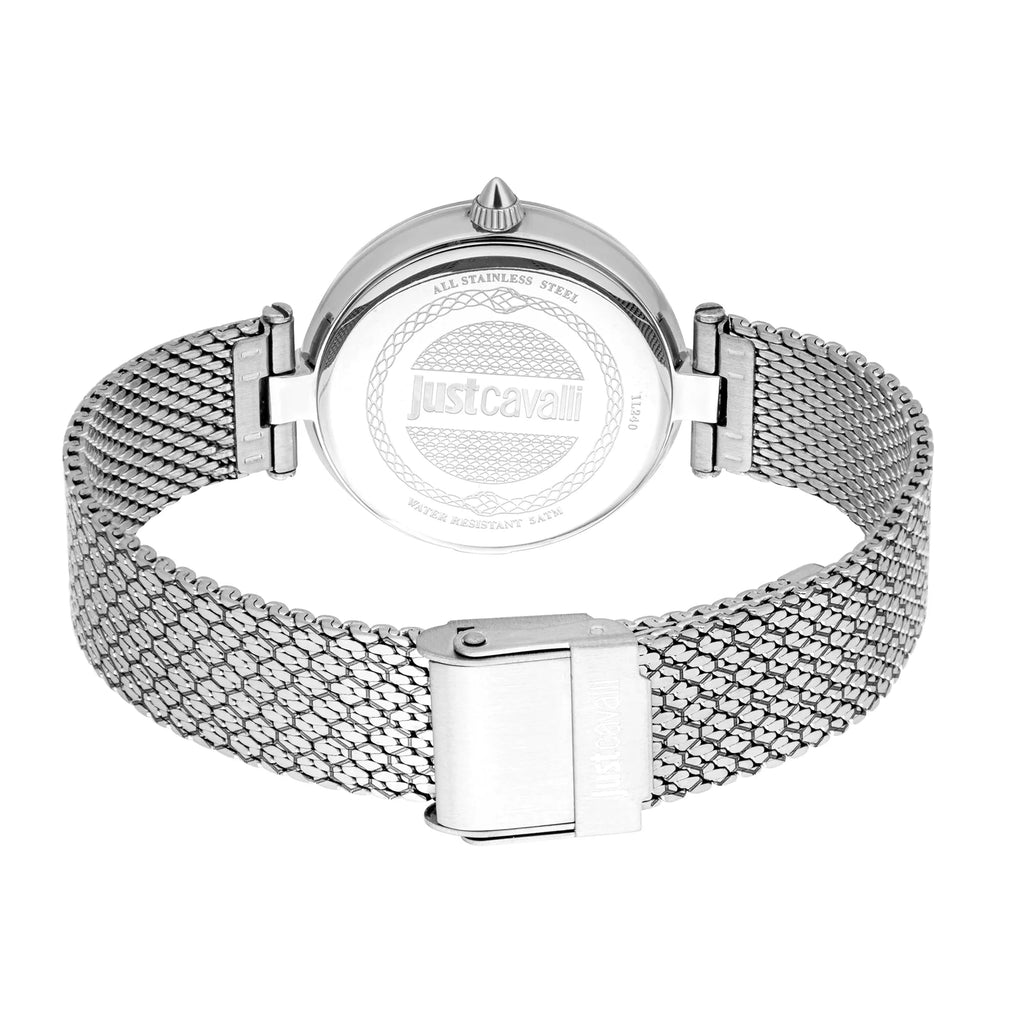 Just Cavalli Obsessive Snake Silver Blue -korean beauty