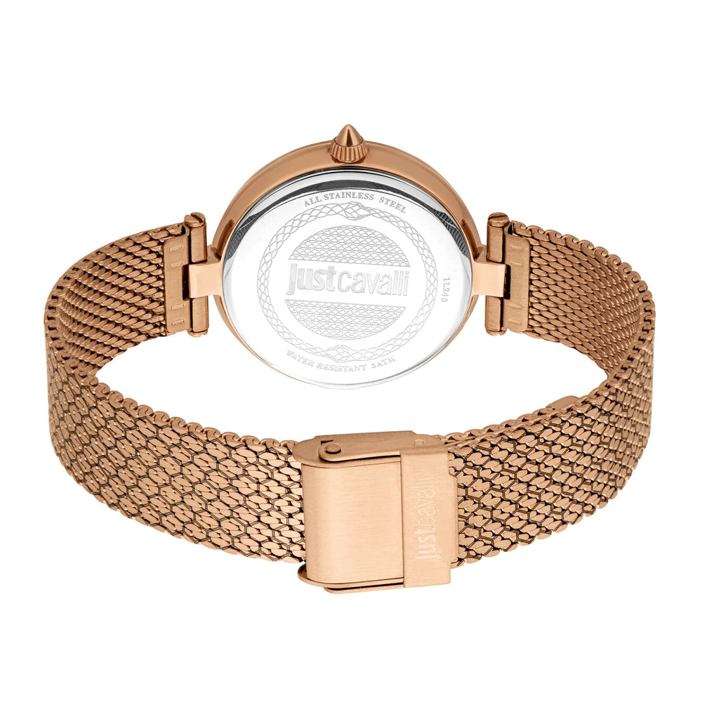 Just Cavalli Obsessive Snake Rose Gold Red -korean beauty