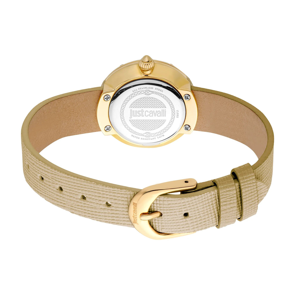 Just Cavalli Eleganza Mini Leather Beige Gold -korean beauty
