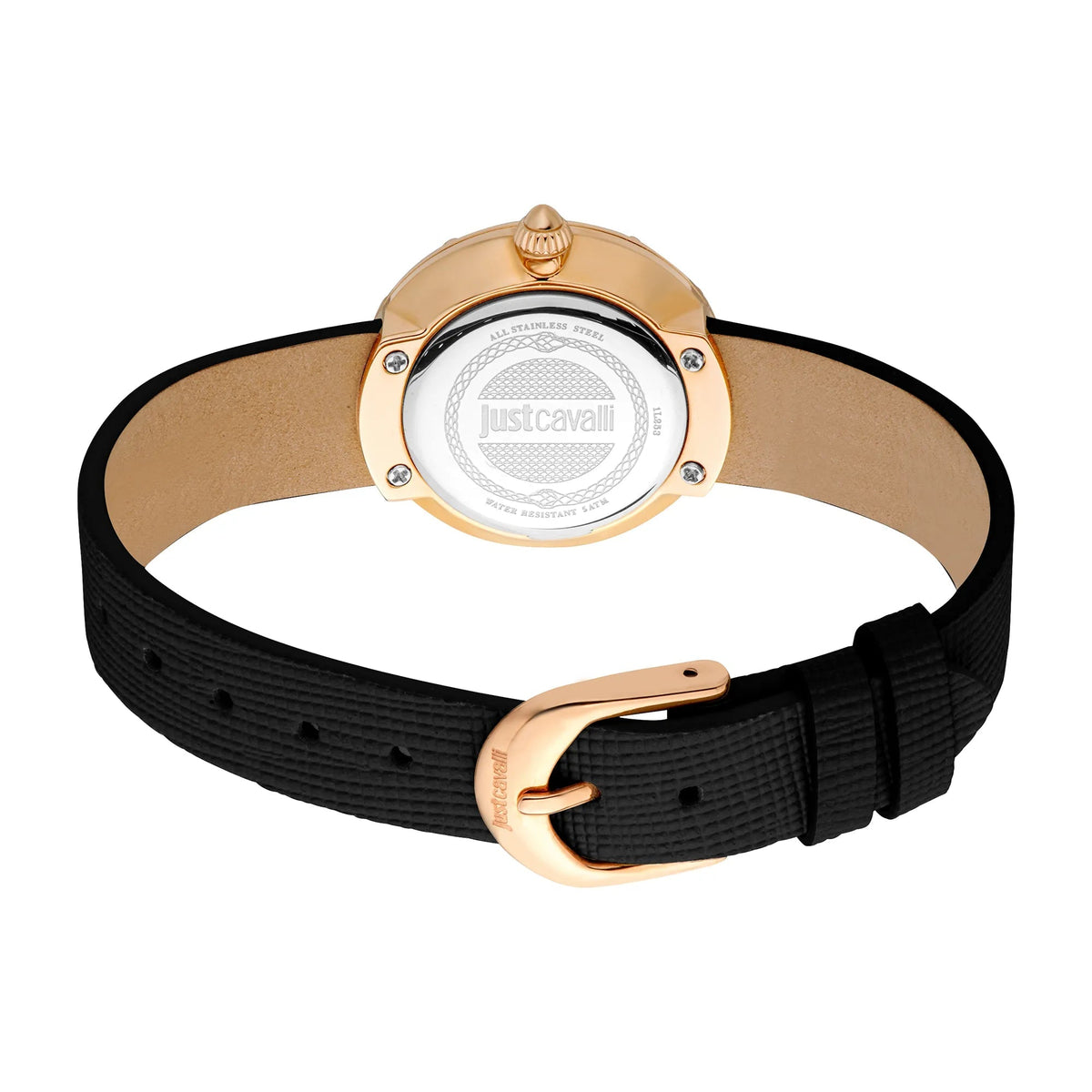 Just Cavalli Eleganza Mini Leather Black RG -korean beauty