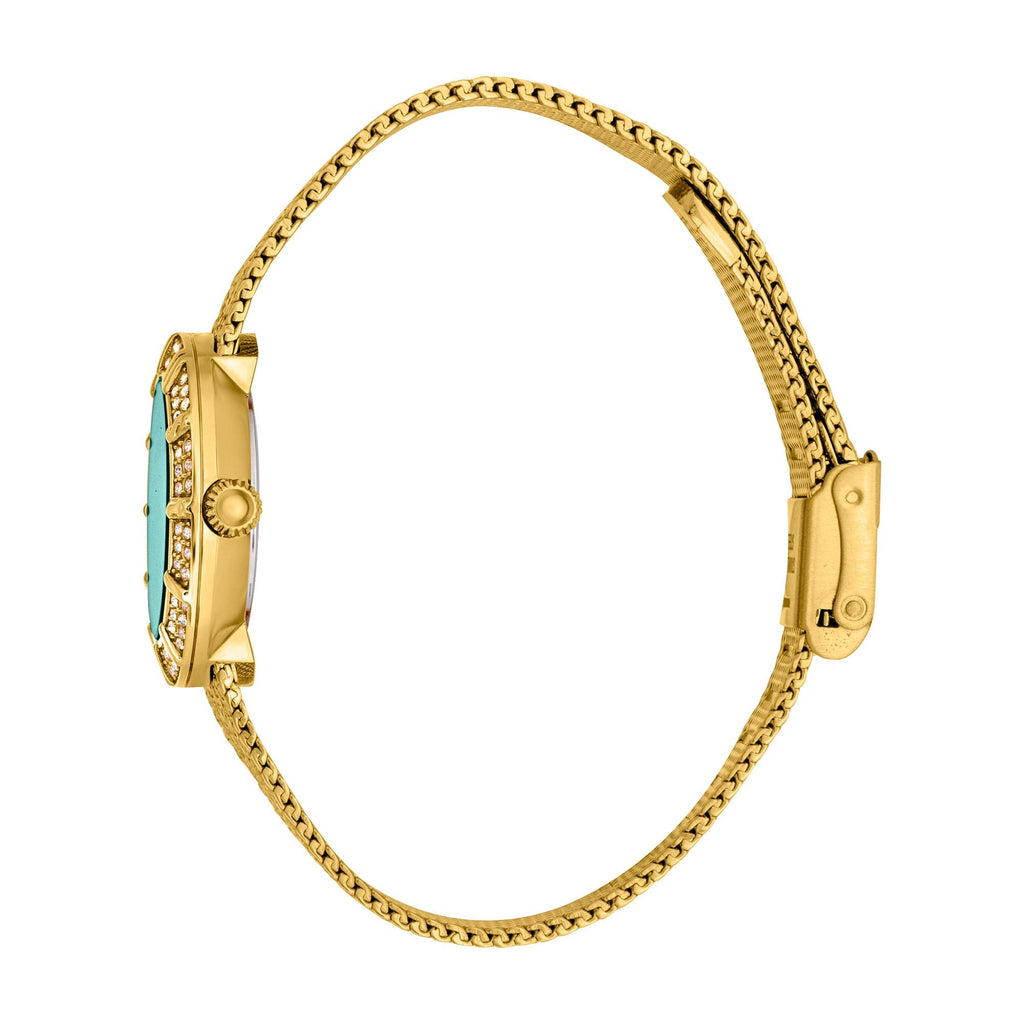 Just Cavalli Eleganza Mini Yellow Gold Turquoise -korean beauty