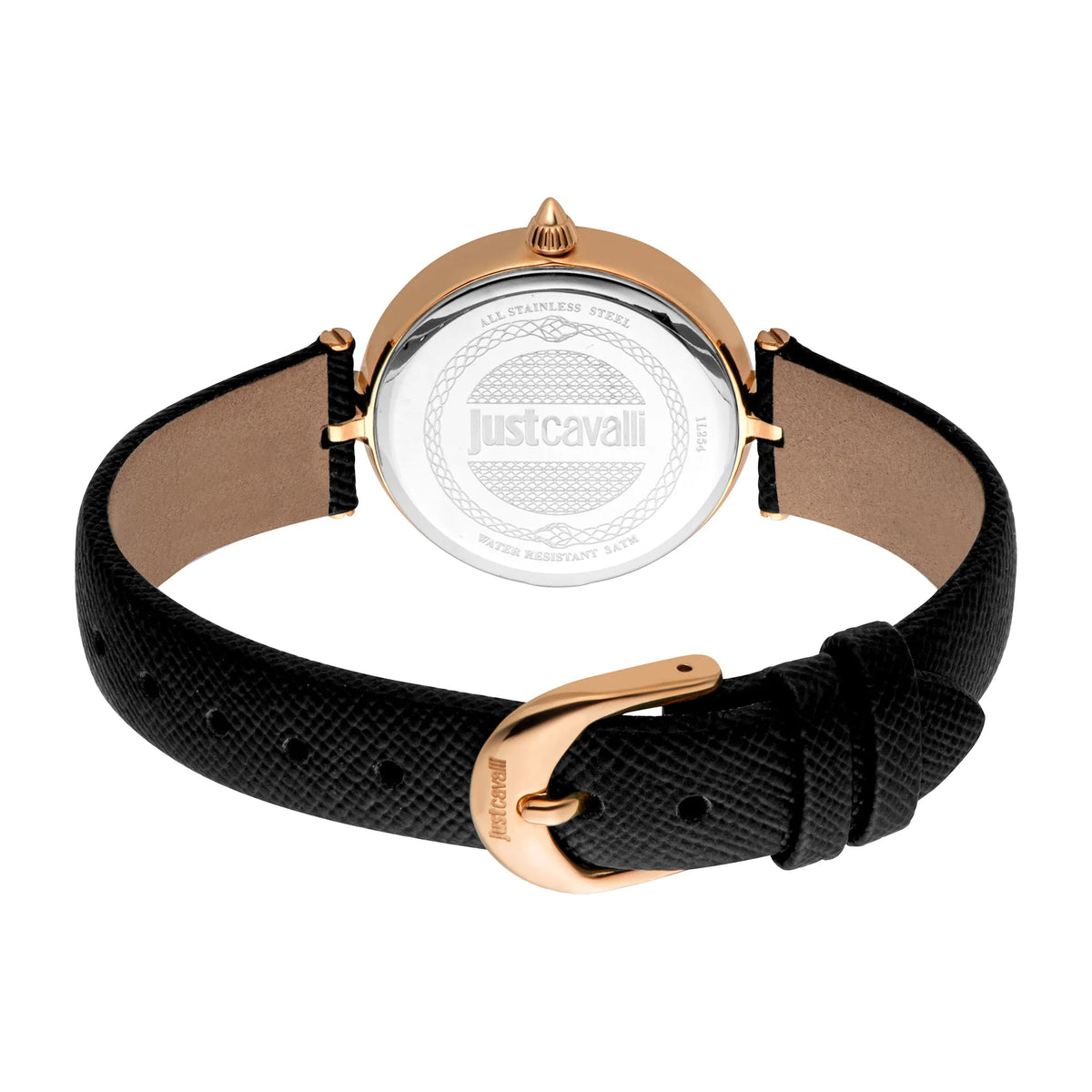 Just Cavalli Donna Leopardo Leather Black RG -korean beauty
