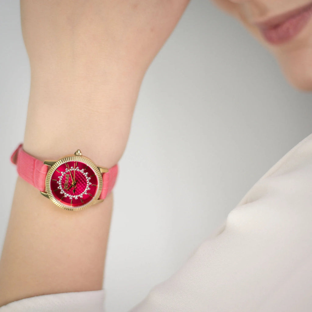 Just Cavalli Daydreamer Leather Pink YG -korean beauty