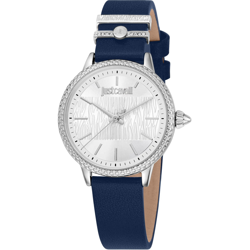Just Cavalli Miraggio Leather Blue -korean beauty