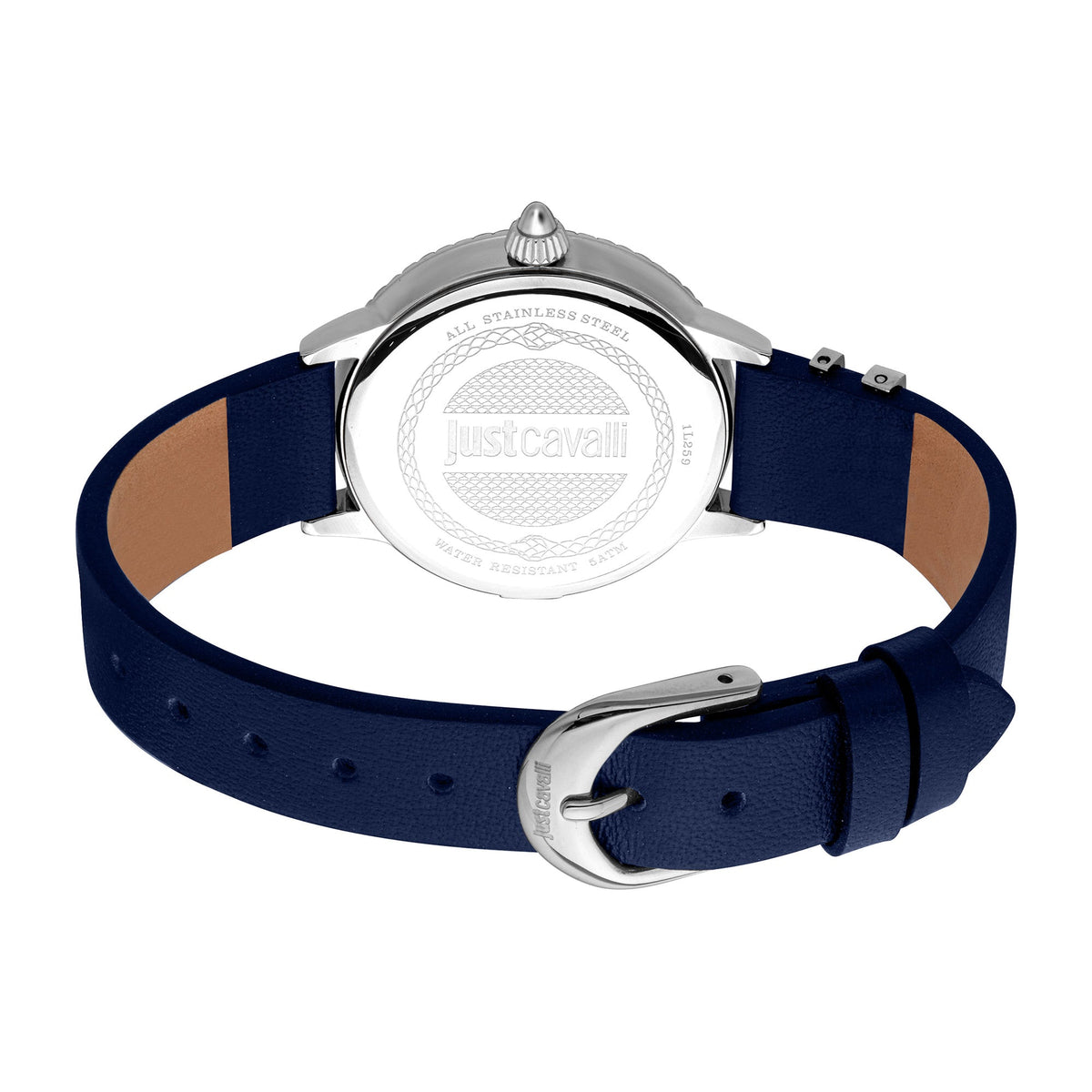 Just Cavalli Miraggio Leather Blue -korean beauty
