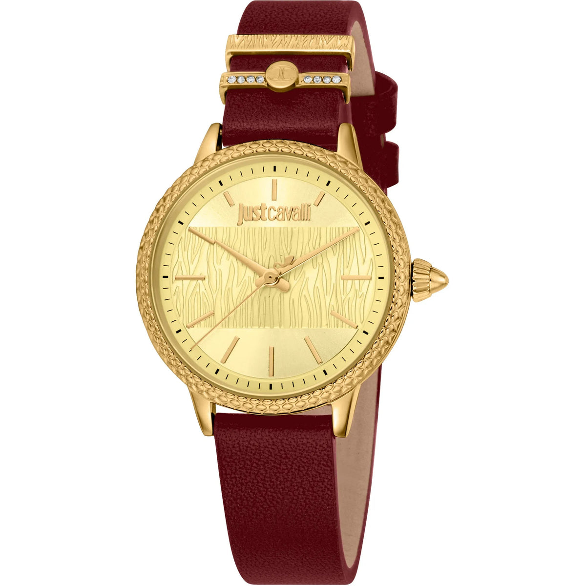 Just Cavalli Miraggio Leather Red -korean beauty